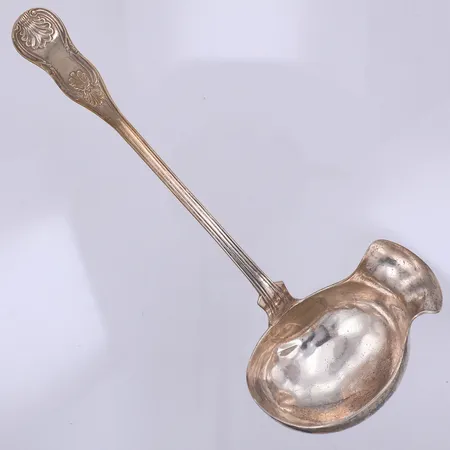 Såsslev, modell Snäck, 19,5cm, år 1862, monogramgravyr baksida, 830/1000 silver Vikt: 62,2 g