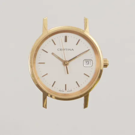 Damur Certina 18K, 22mm, quartz, srn: EOL 152 9289 68, inga tillbehör, 11,8g.