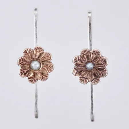 Ett par skjortknappar, Ø ca7mm, 830/1000, silver Vikt: 2 g