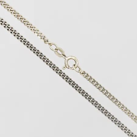 Kedja Pansar, längd 70cm, bredd 2mm, Balestra, 925/1000 silver Vikt: 10,9 g