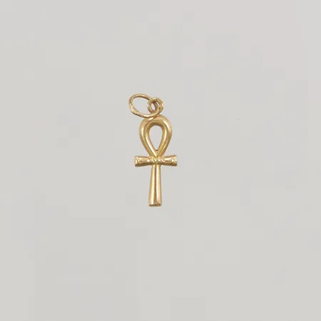 Hänge, Ankh kors, 23x7mm, 18K, 0,6g Vikt: 0,6 g