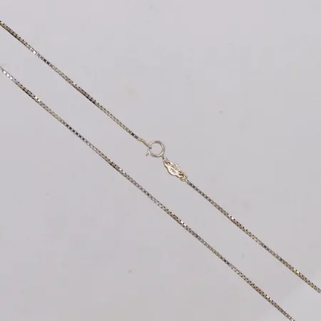 Kedja, Venezia, längd 42cm, bredd 0,9mm, vitguld,18K Vikt: 3,8 g