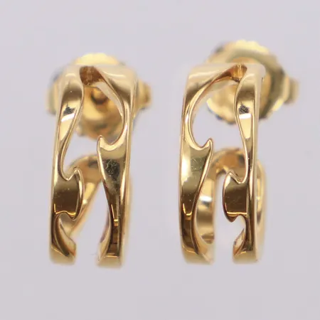 Ett par örhängen, längd 13mm, bredd 5mm, Fusion, Georg Jensen, 18K. Nypris 15 800kr. Inga tillbehör. Vikt: 4,5 g