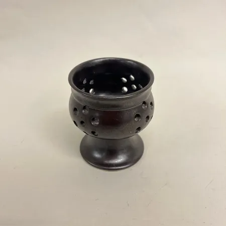 Ljuslykta, Höganäs, höjd 9,5cm, Ø8cm, märkt undertill