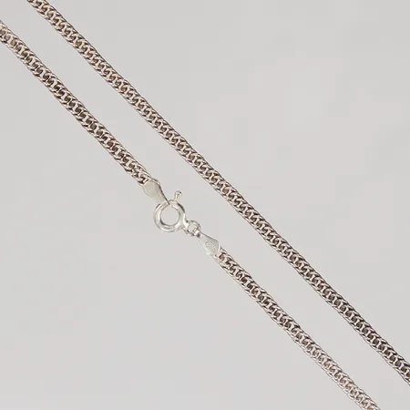 Kedja Pansar, 69,5cm, bredd 2,7mm, ojämnheter, OSAB Silver 925/1000 Vikt: 14,1 g