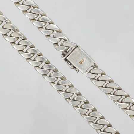 Halskedja Pansar, längd 51cm, bredd 9mm, silver, 925/1000 Vikt: 116,2 g