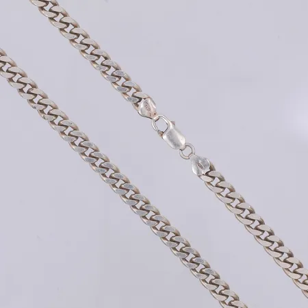 Kedja, Pansar, 50cm, bredd 7mm, 925/1000 silver Vikt: 60,9 g