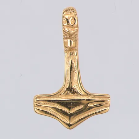 Hänge, tors hammare, 21mm, Guldfynd, 18K Vikt: 1,7 g