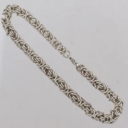 Armband, längd 24,5cm, bredd 6,5mm, 925/1000 silver Vikt: 40,2 g