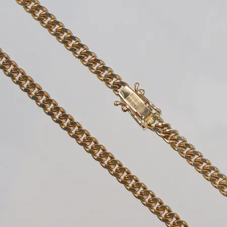 Kedja pansar, 45cm, bredd 4mm, 18K Vikt: 26,8 g