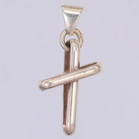 Hänge, kors, 45mm, 925/1000 silver Vikt: 7,5 g