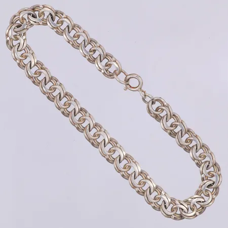 Armband, Bismarck, 18,4cm, bredd 7mm, 830/1000 silver Vikt: 10,2 g