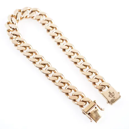 Armband, Balestra, pansar, 19,5cm, bredd 9mm, 18k Vikt: 51,8 g