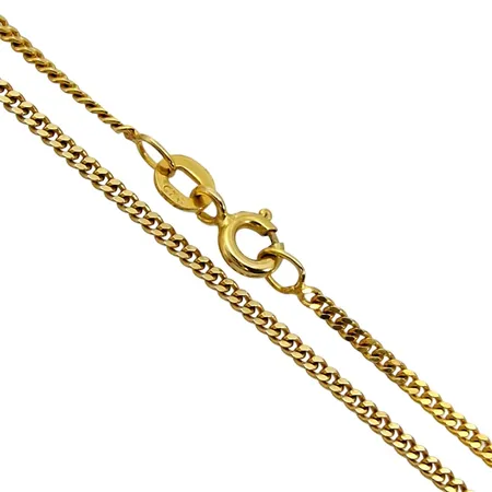 Halskedja Pansar, förgylld, silver 925/1000, längd 60 cm, bredd 1,5 mm, sparsamt använd  Vikt: 4,1 g