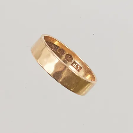 Ring, Ø20, bredd: 6mm, gravyr, 18K, 5,3g.
