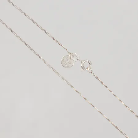 Kedja Pansar, 45cm, bredd 1,2mm, blue billie, Silver 925/1000 Vikt: 2,1 g