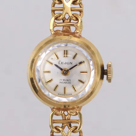 Damur Lejon 18K, manuell, armband x-länk, längd, 18cm, bruttovikt 19,4g