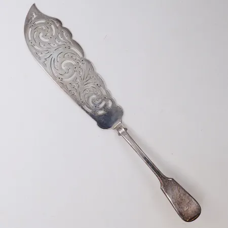 Tårtspade, längd 33,5cm. Nysilver Vikt: 0 g