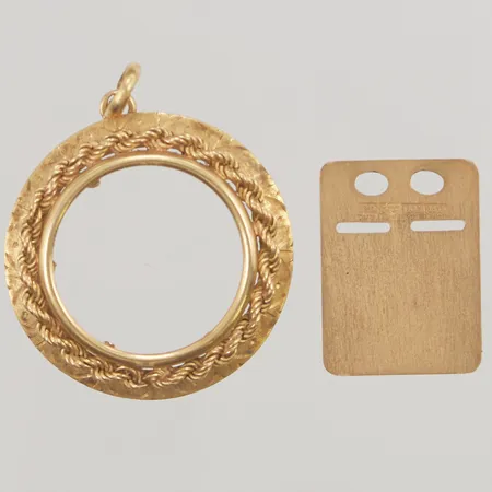 Diverse guld, defekter/gravyrer, 18K, 8,4g.