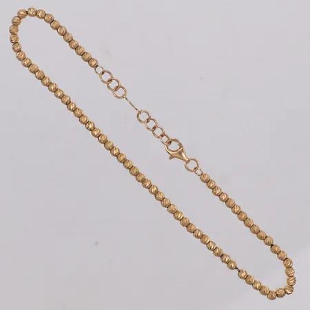 Armband, längd 19-21cm, bredd 2,4mm, 18K Vikt: 4,1 g