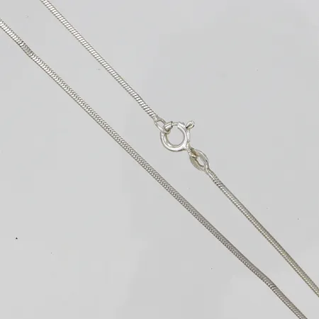 Halskedja, längd 40cm,bredd 1mm, silver, 925/1000 Vikt: 4,9 g