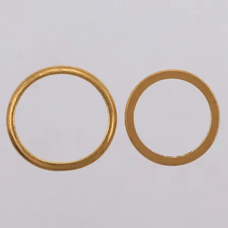 Två Ringar, gravyr, 23K Vikt: 16,5 g