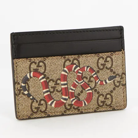 Korthållare Gucci King snake, 7,5x10cm, fint skick Vikt: 0 g