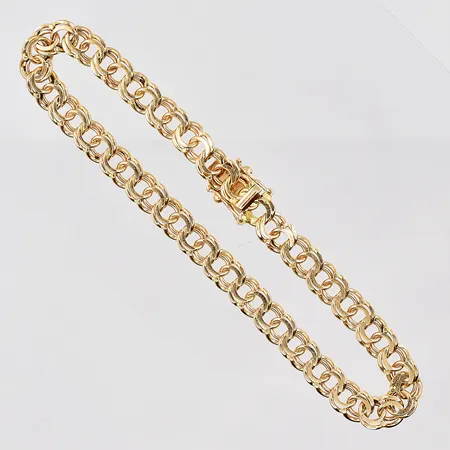 Armband Bismarck, 19cm, bredd 5,8mm, 18K Vikt: 12 g