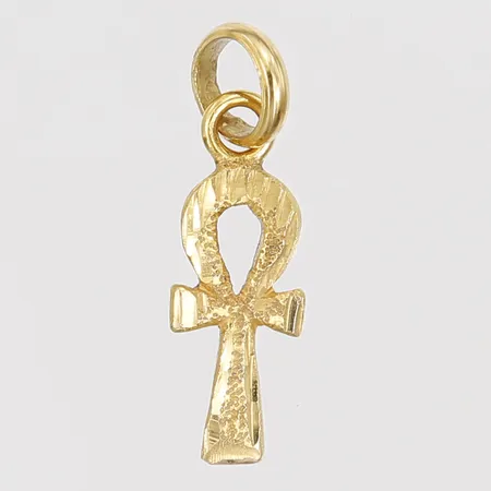 Hänge i form av en Ankh, höjd 20mm, 18K guld Vikt: 0,9 g