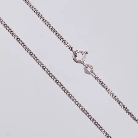 Kedja Pansar längd ca 70,5cm, bredd ca 2mm, 835/1000 silver Vikt: 7,1 g