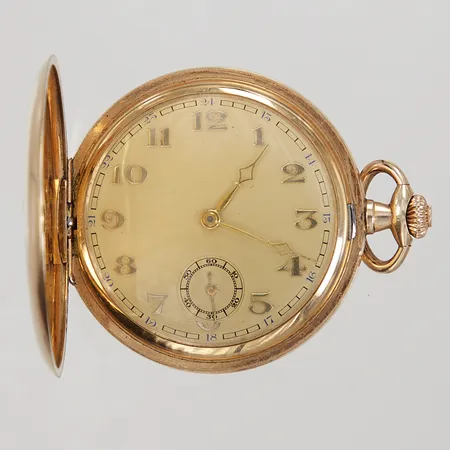 Savonett, Ø51mm, doublé, manuell, liten visare, boettnummer 700244, kraftiga repor invändigt,