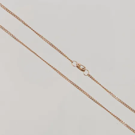 Kedja, pansar, 46cm, bredd: 1,5mm, 18K, 4,4g.