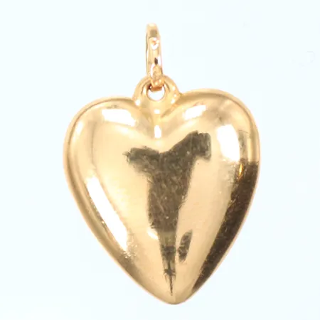 Hänge hjärta 16x15 mm exkl ögla, 18K Vikt: 3,8 g