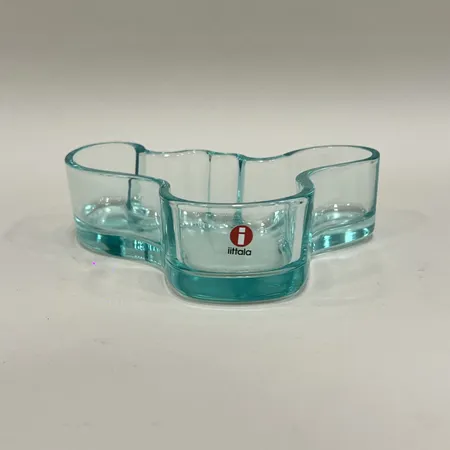 Skål, Savoy, Iittala, Alvar Aalto Collection, ca 12x13cm, Turkos - Water green, etikettmärkt, kartong, Skickas med paket.