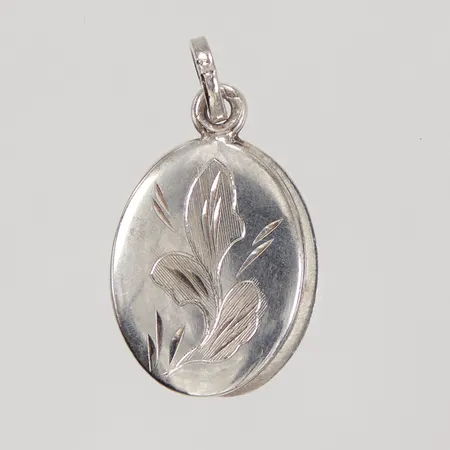 Hänge/fotogömma, ca 15,4x28mm, Silver 835/1000 Vikt: 3,3 g