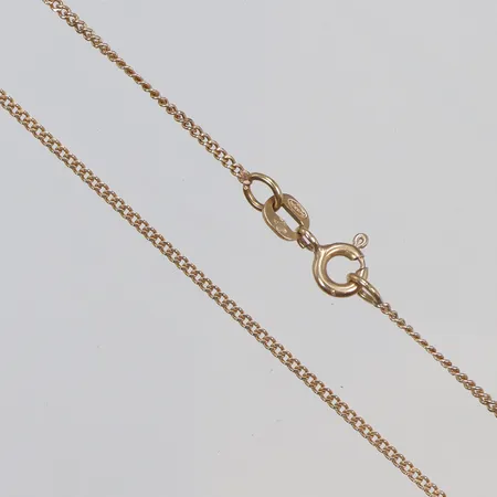 Halskedja pansar, 40cm, bredd 1mm, Balestra, 18K Vikt: 2,3 g