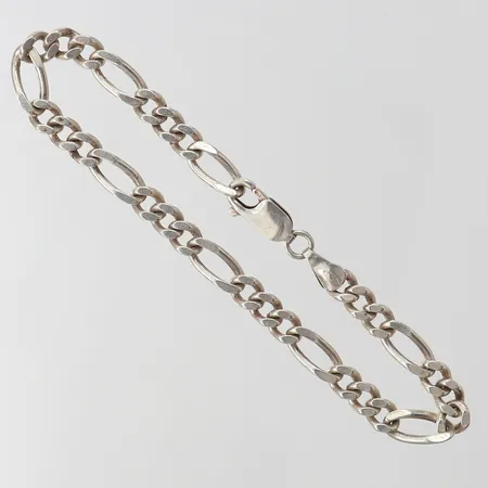 Armband Figaro, längd 19,5cm, bredd ca 5-5,5mm, något, 925/1000 silver Vikt: 10,3 g