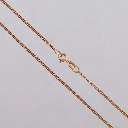 Kedja Pansar, 40cm, bredd 1,5mm, Balestra, 18K Vikt: 4 g