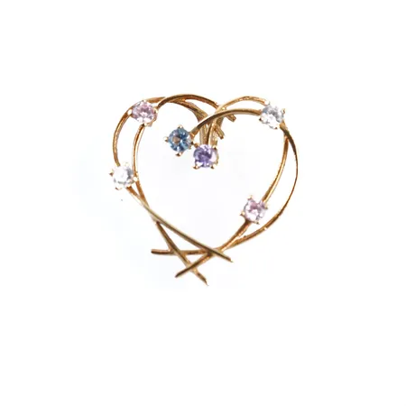 Hänge m stenar, 20mm x 20mm, 18k Vikt: 1,7 g