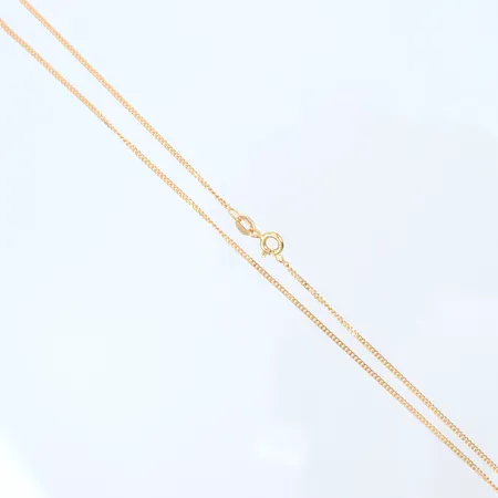 Halskedja Pansar, längd 35,5cm, bredd 1mm, 18K, 2,2g Vikt: 2,2 g