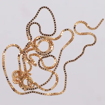 Kedja, Venezia, defekt, 18K Vikt: 2,6 g