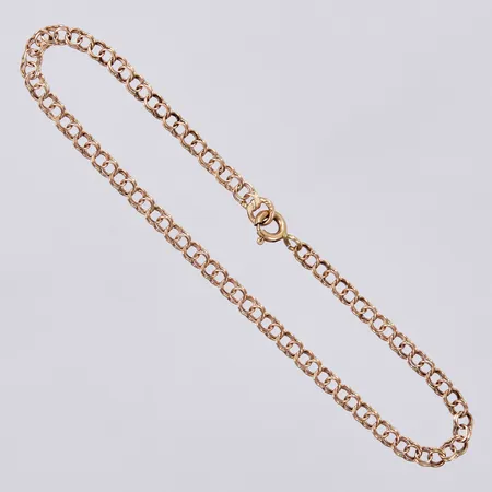 Armband Bismarck, längd ca 18,2cm, bredd ca 3mm, 18K Vikt: 2,2 g