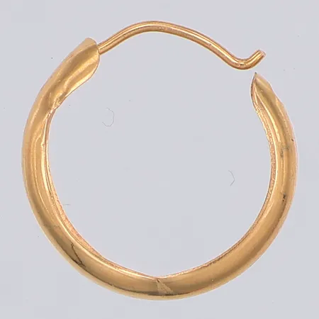 Örhänge, udda, 12mm, vikskada, 18K Vikt: 0,3 g