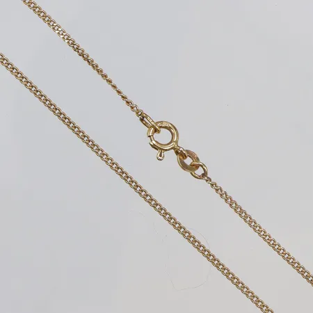 Halskedja pansar, 45cm, bredd 1,5mm, 18K Vikt: 4,1 g