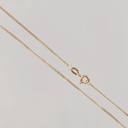 Kedja, pansar, 45cm, bredd: 1,2mm, Guldfynd, 18K, 2,8g.
