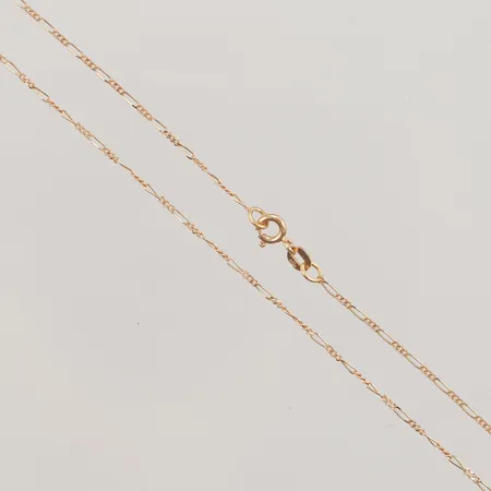 Kedja, Figaro, 42cm, bredd: 1,2mm, Balestra, 18K, 2,1g.