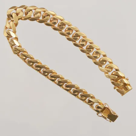 Armband, pansar, 17,5cm, bredd: 9,5mm, J. E. Skreij, Falun år 1947, 20K, 49,2g.