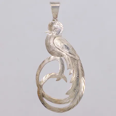 Hänge/ brosch, fågel, längd60mm, 925/1000 silver Vikt: 5 g