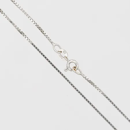 Kedja Venezia, längd 40,5cm, bredd 1mm, vitguld, Balestra, 18K  Vikt: 3,2 g