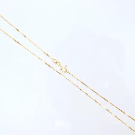 Halskedja Venezia, längd 45cm, bredd 1mm, 18K, 2,8g Vikt: 2,8 g
